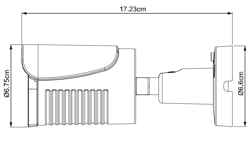 Telecamera IP POE IR 2MP da Soffitto Parete IP66 H.265, DGM2103SVP/F36 - Avtech IC-DGM2103SV