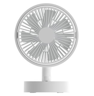 Mini rotating table fan 10 speeds USB recharge - Techly IC-FAN-DSK2W