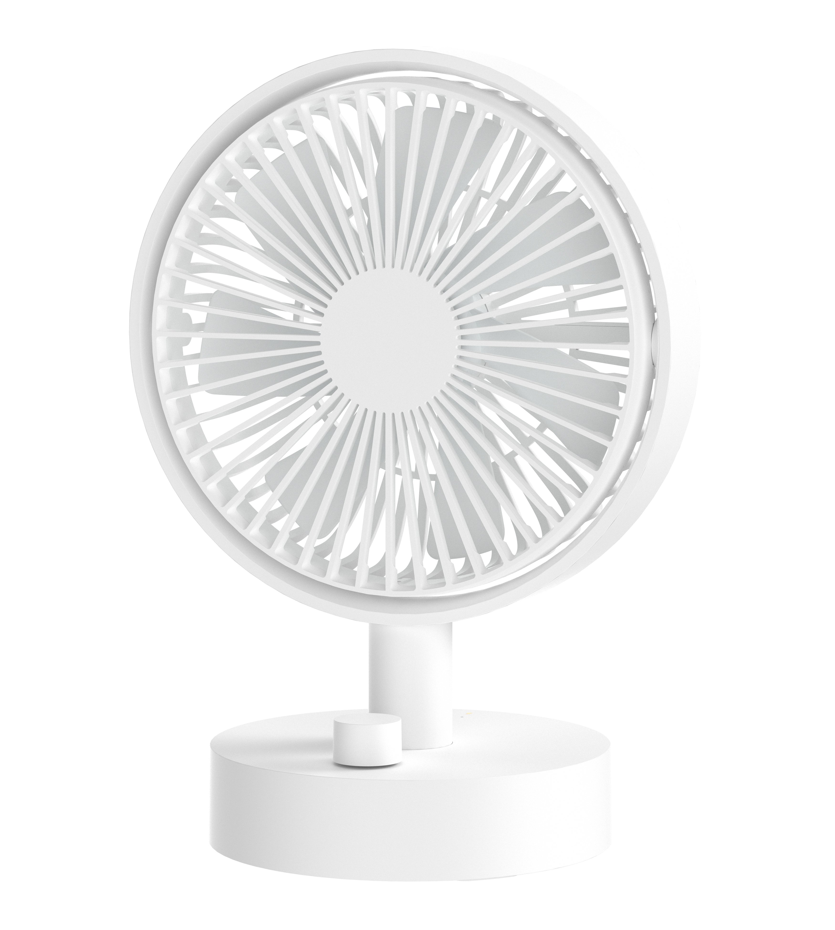 Mini Fan Rotary Table to 10 Speed USB charging - Techly IC-FAN-DSK 2 W
