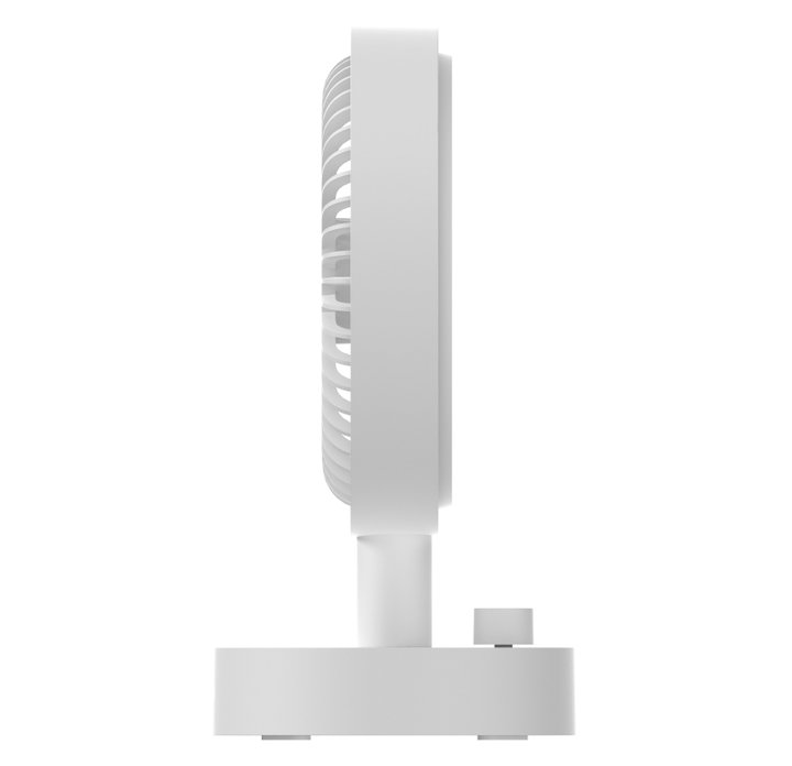 Mini rotating table fan 10 speeds USB recharge - Techly IC-FAN-DSK2W