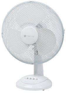Ventilatore Rotante da Tavolo Diametro 30 cm a 3 Velocità - Techly IC-FAN-TAB12W