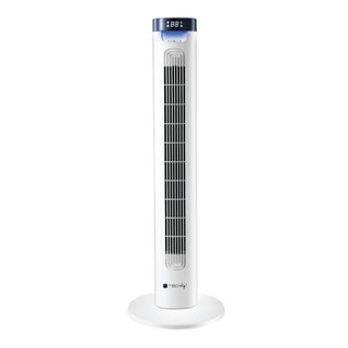 Floor Tower Fan 36'' 3 Speeds Remote Control Oscillation 75° Timer - Techly IC-FAN-TF2