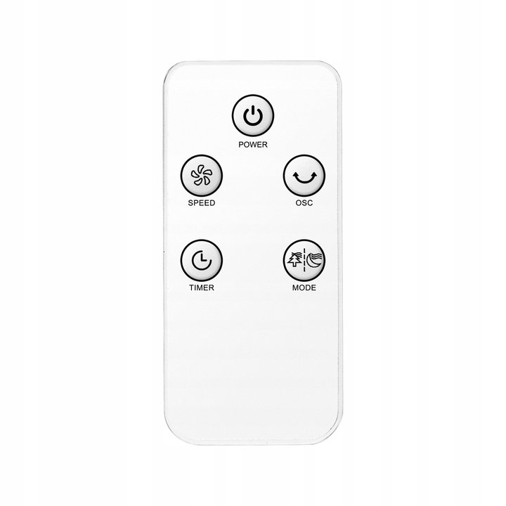 Floor Tower Fan 36'' 3 Speeds Remote Control Oscillation 75° Timer - Techly IC-FAN-TF2