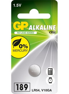 Batteria a Bottone LR54 1,5V Blister 1 Pezzo - GP Batteries IC-GP102004