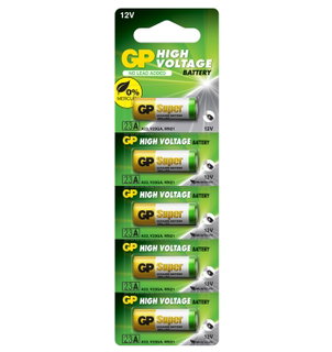 Blister 5 Specialist Alkaline Batteries 12V LRV08 23AF-2C5 - GP Batteries IC-GP103018