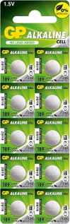Blister 10 Batterie Alcaline Specialistiche a Bottone LR54 - GP Batteries IC-GP103143