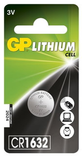 Blister 1 Batteria Litio a Bottone CR1632 - GP Batteries IC-GP103163