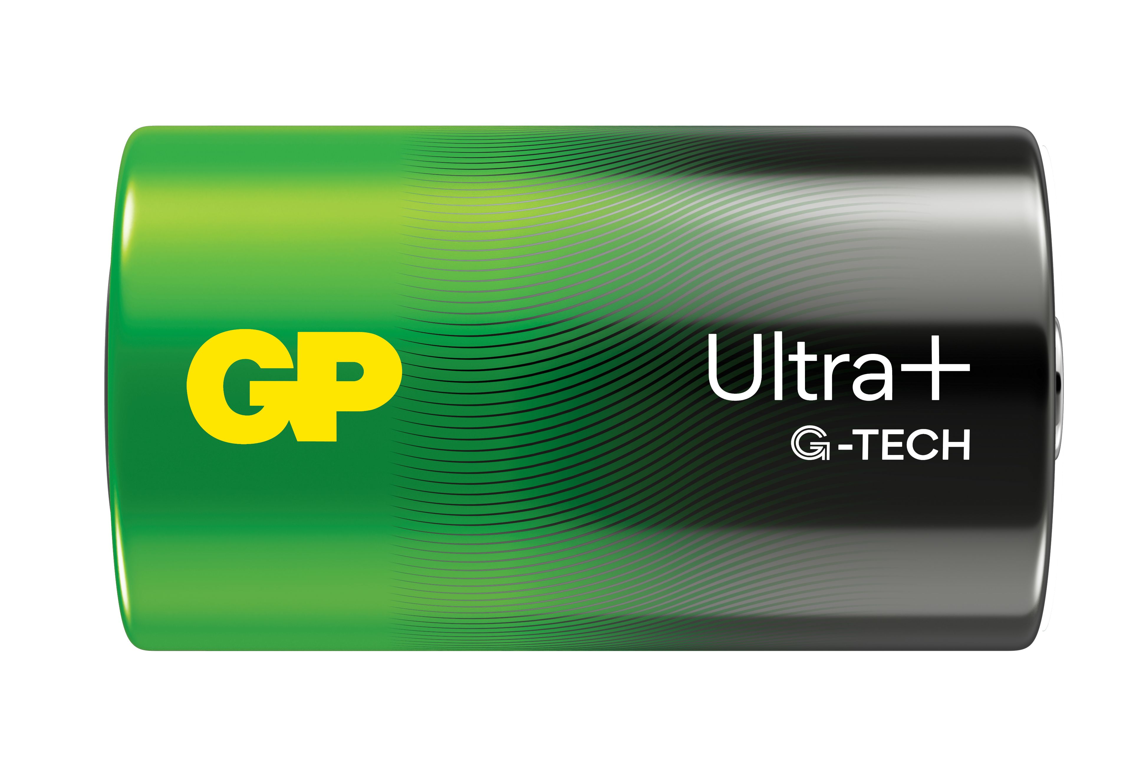 Blister 2 Batterie Torcia D GP Ultra Plus - GP Batteries IC-GP151421