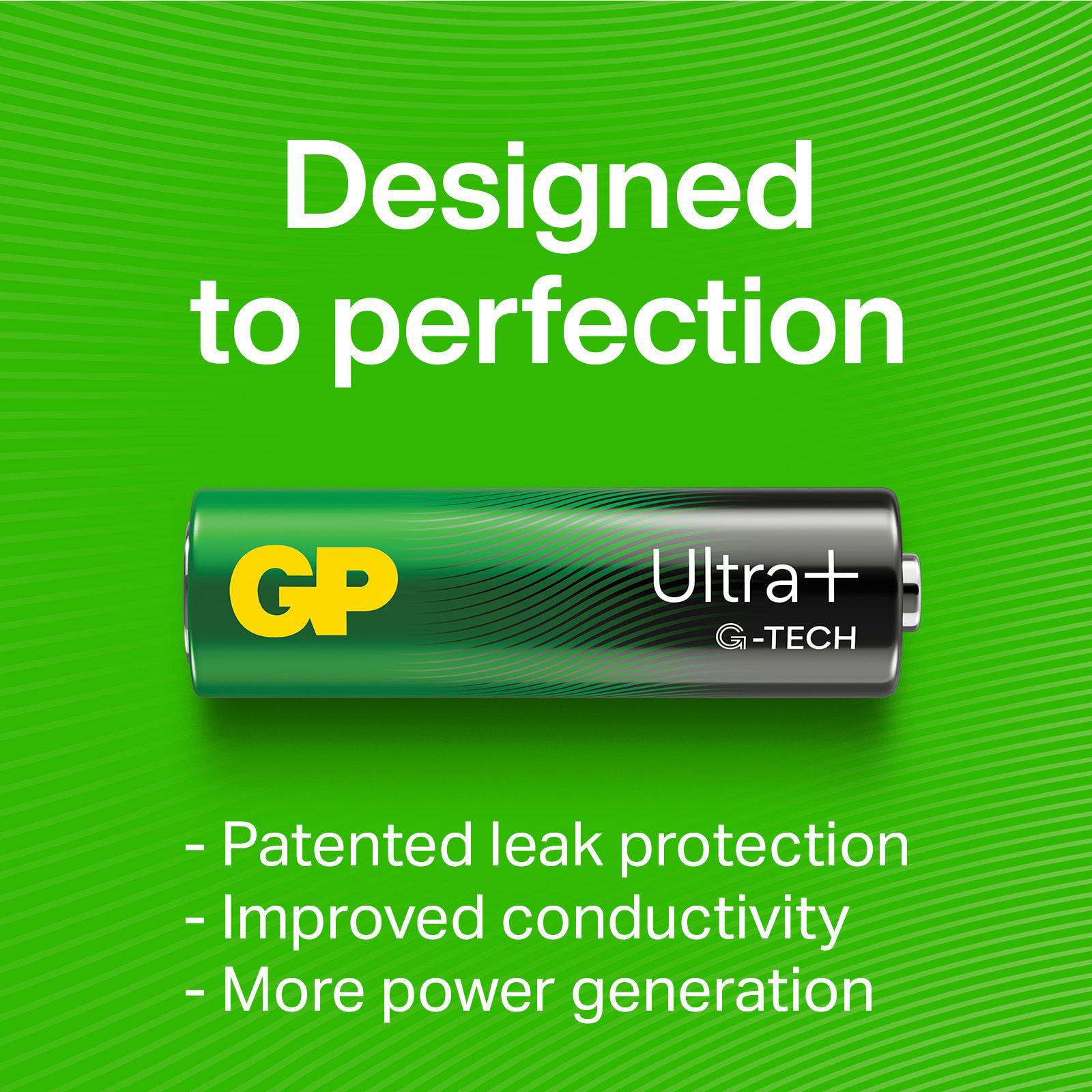 Confezione 4 Batterie GP Ultra Plus Alcaline Stilo AA 15AUP/LR6 - GP Batteries IC-GP151422