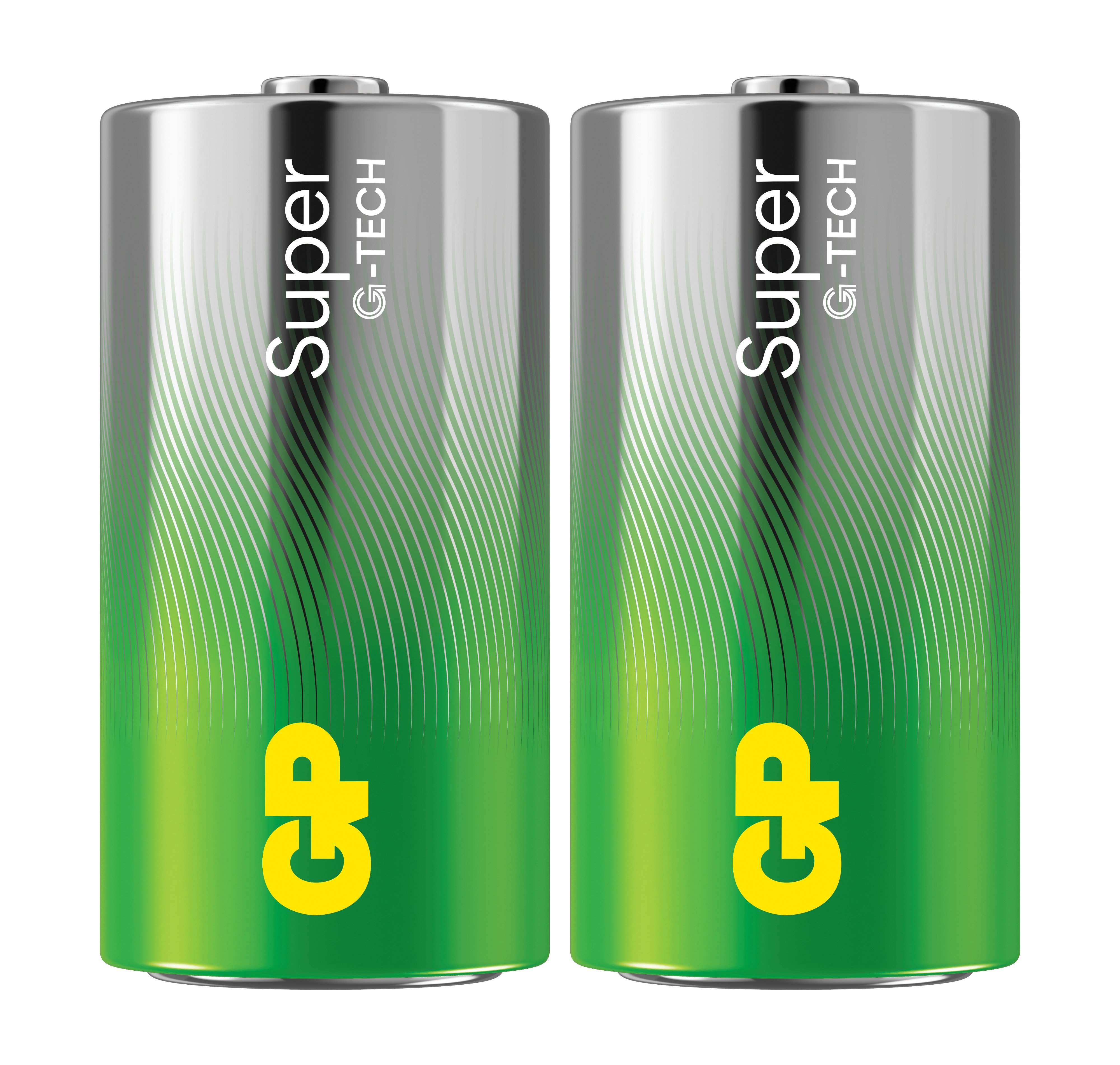 Confezione 2 Batterie GP Super Alcalina Mezza Torcia C 14A/LR14 - GP Batteries IC-GP151424