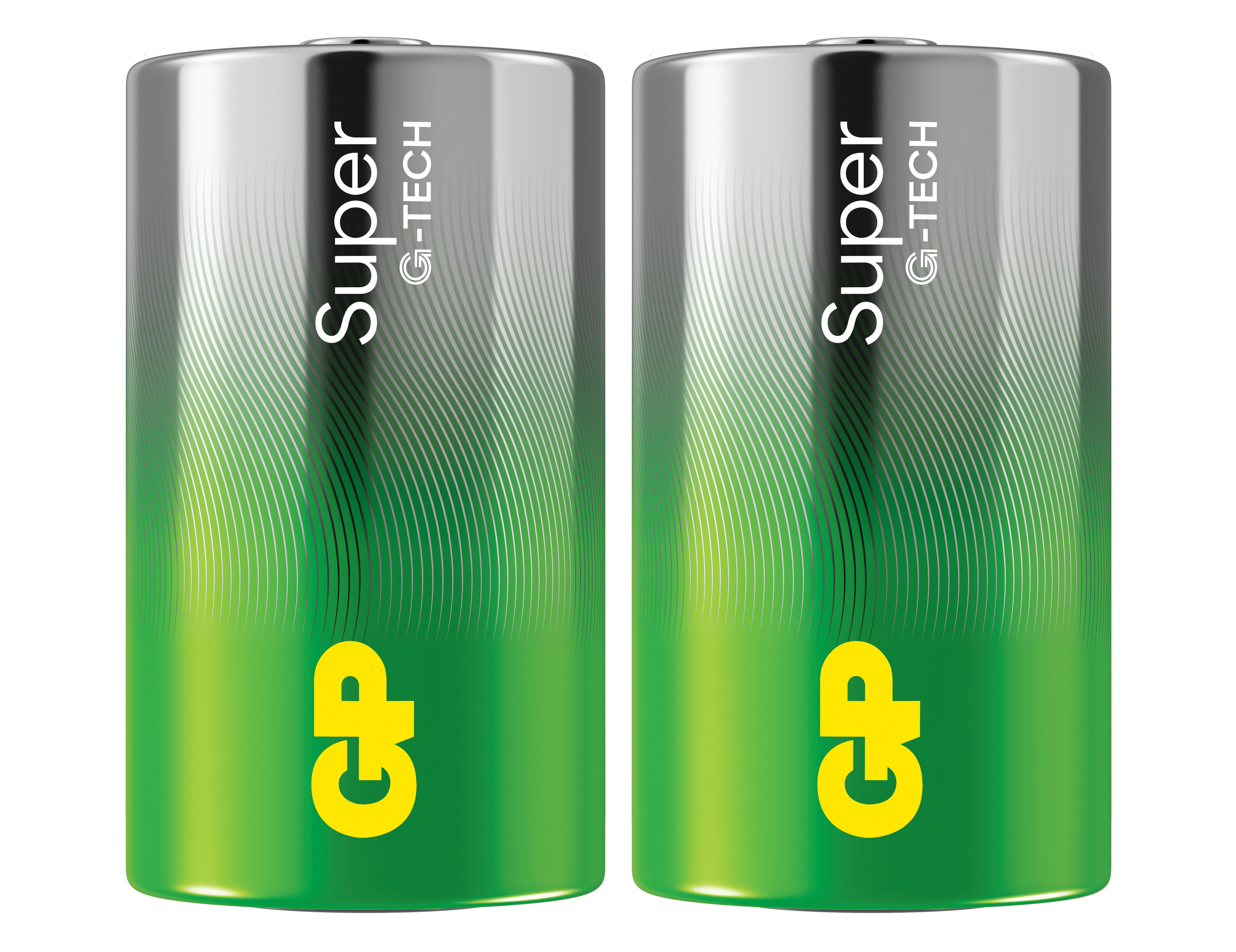 Confezione 2 Batterie GP Super Alcalina Torcia D 13A/LR20 - GP Batteries IC-GP151425