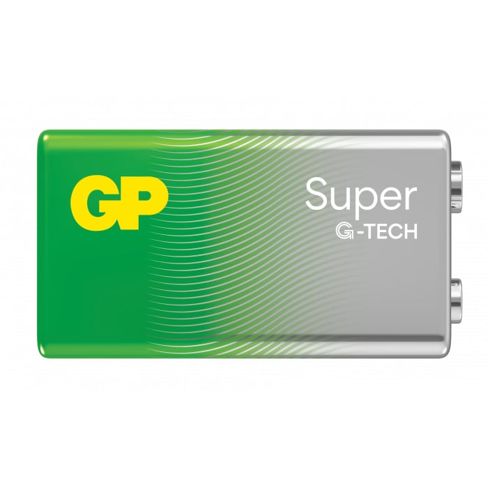 Blister 1 Batteria 9V Super Alcalina 9V: 1604A/6LF22 - GP Batteries IC-GP151426