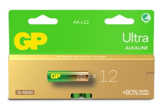 Confezione 12 Batterie GP Ultra Alcaline Stilo AA 15AU/LR6 - GP Batteries IC-GP151427
