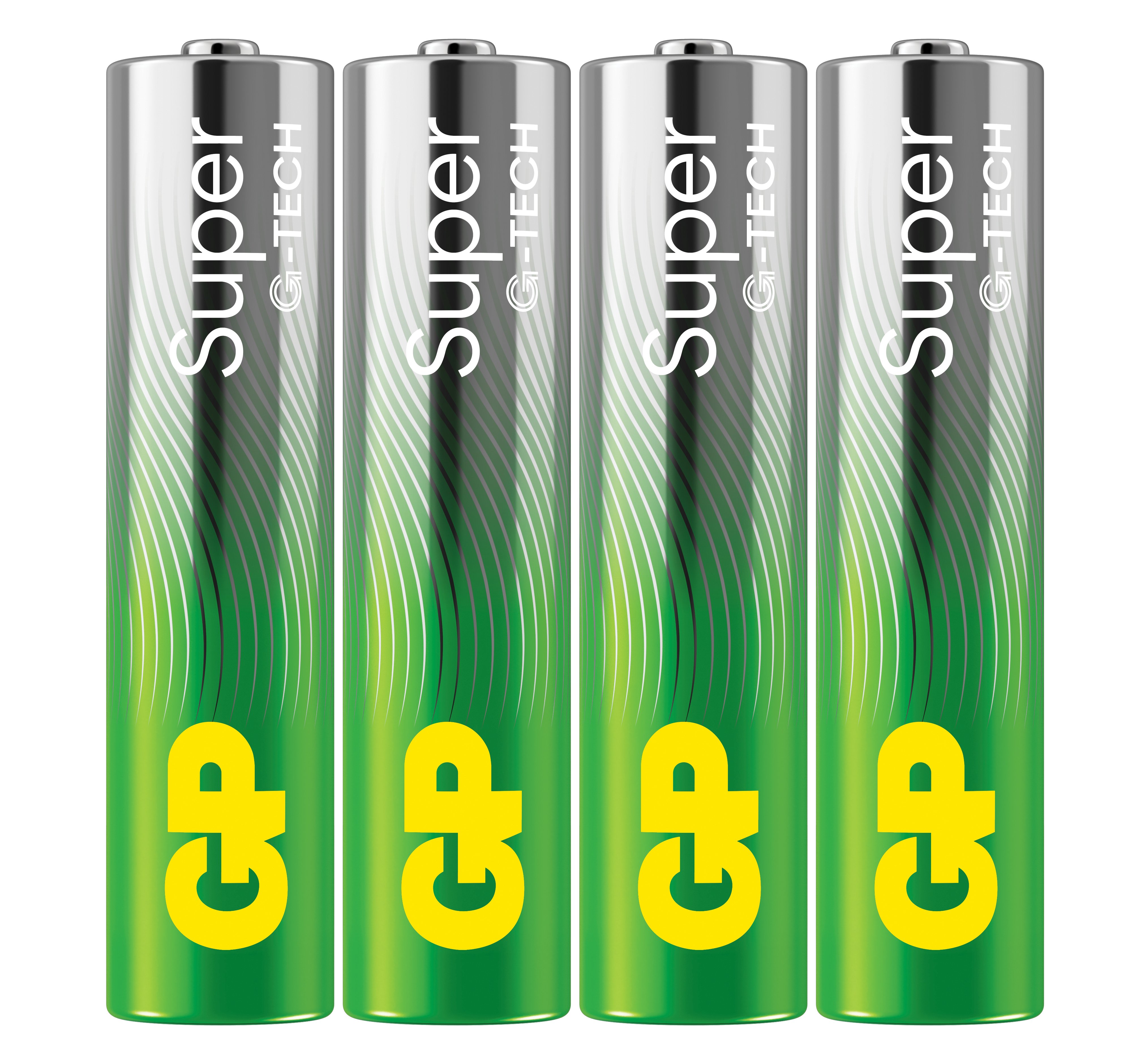 Confezione 4 Batterie Super Alcaline Ministilo AAA 24A/LR03 - GP Batteries IC-GP151428