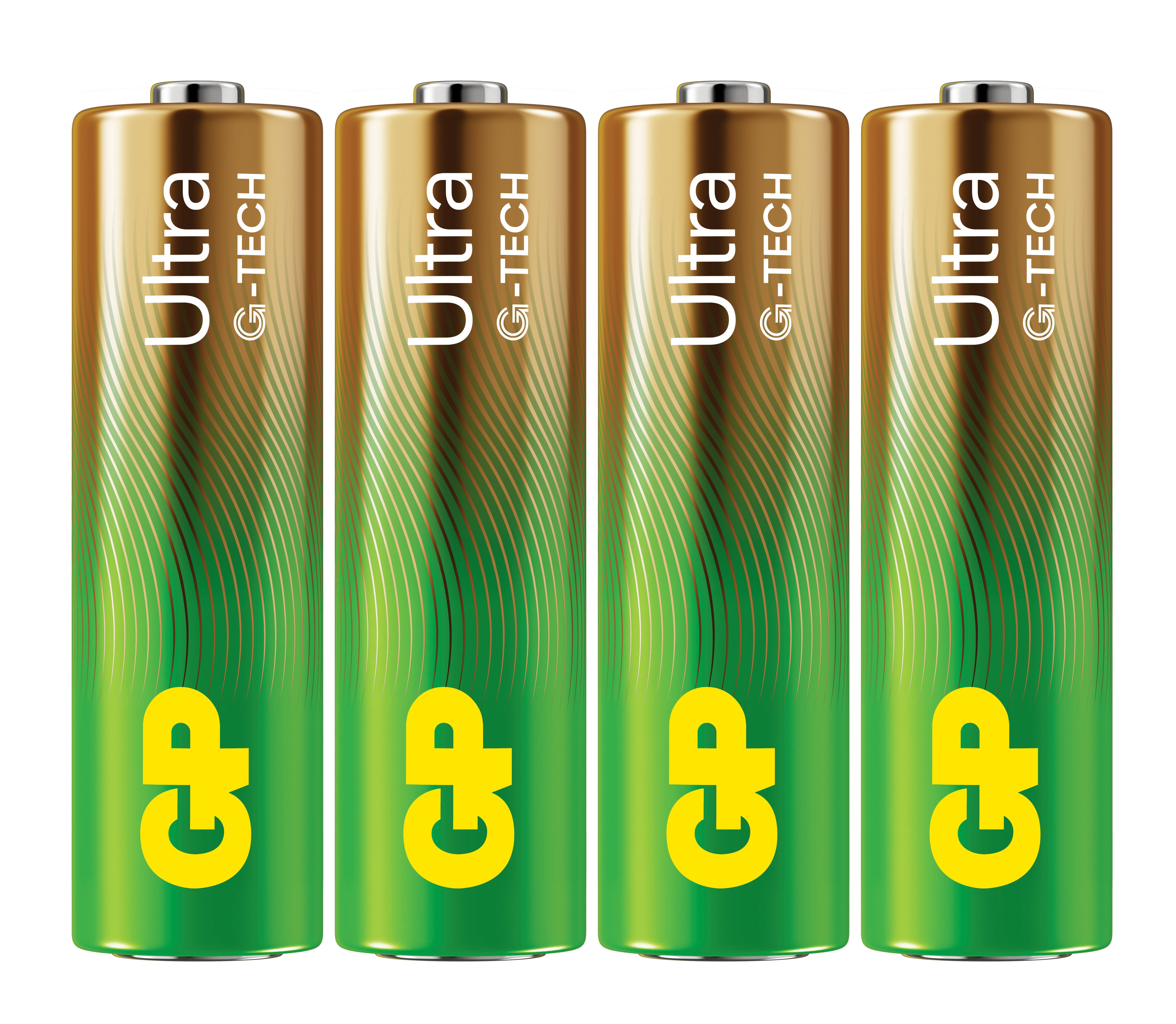 Confezione 4 Batterie GP Ultra Alcaline Stilo AA 15AU/LR6 - GP Batteries IC-GP151430