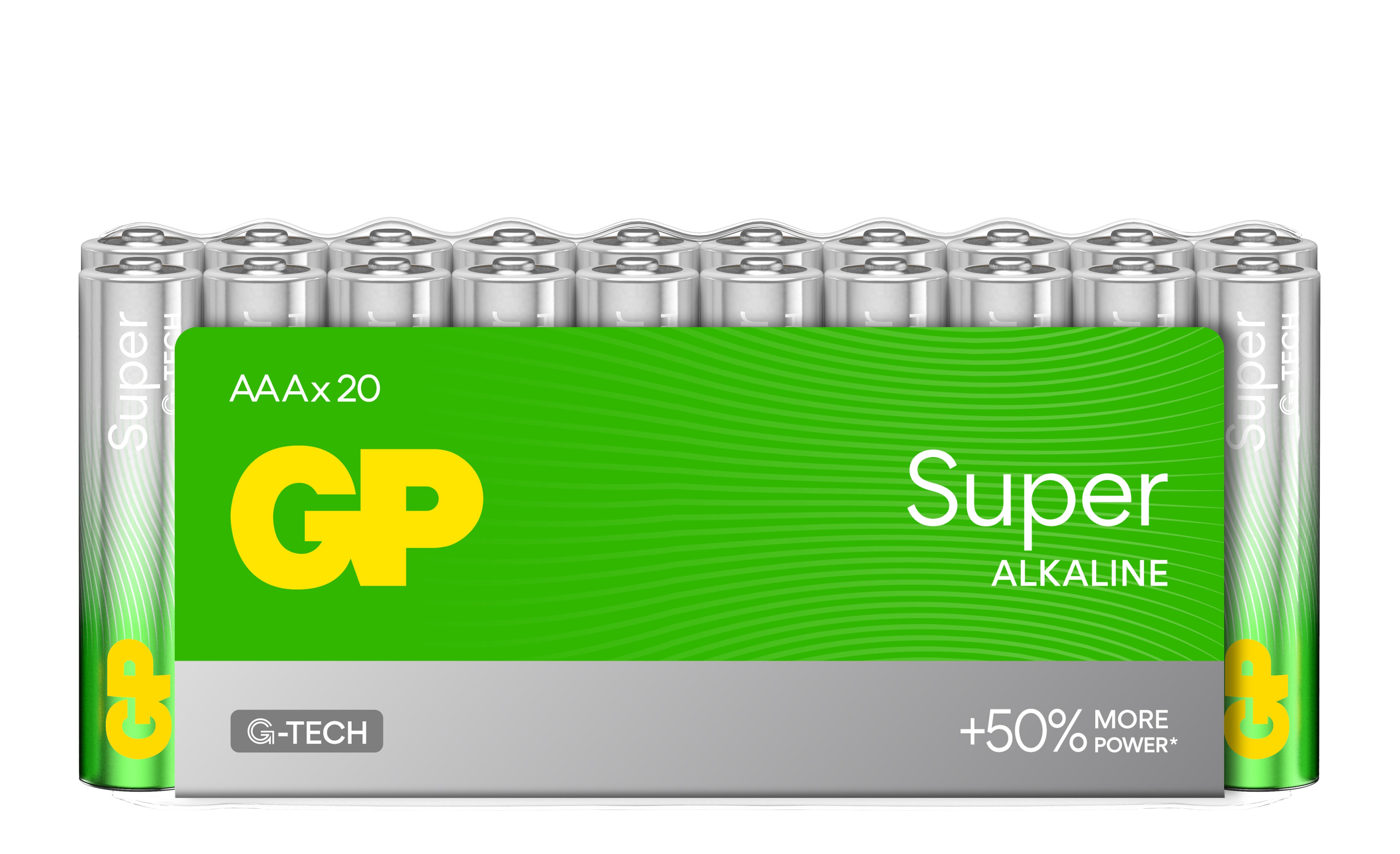 Confezione 20 Batterie GP Super Alcaline Ministilo AAA 24A/LR03 - GP Batteries IC-GP151440