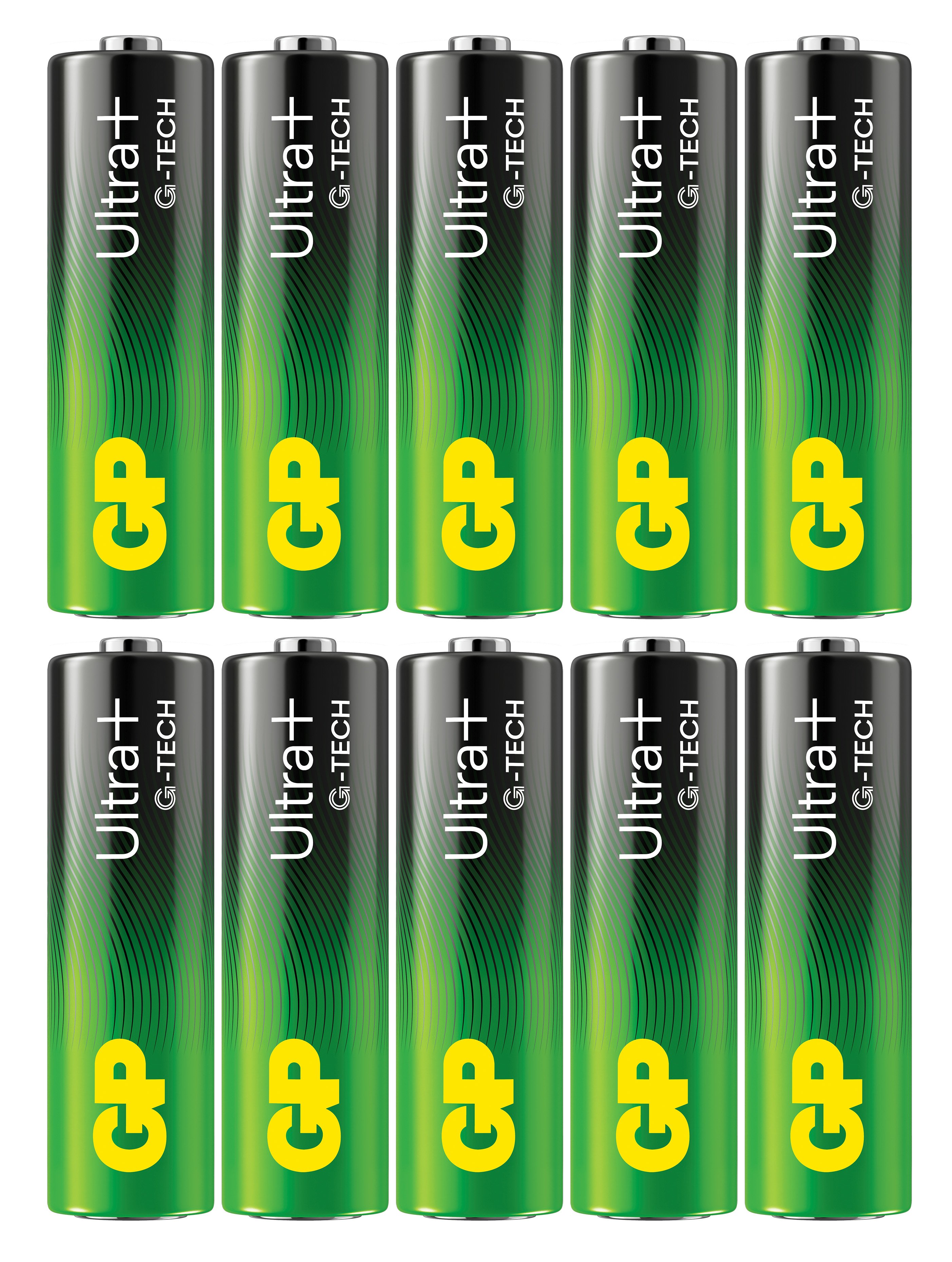 Confezione 10 Batterie GP Ultra Plus Alcaline Stilo AA 15AUP/LR6 - GP Batteries IC-GP151441