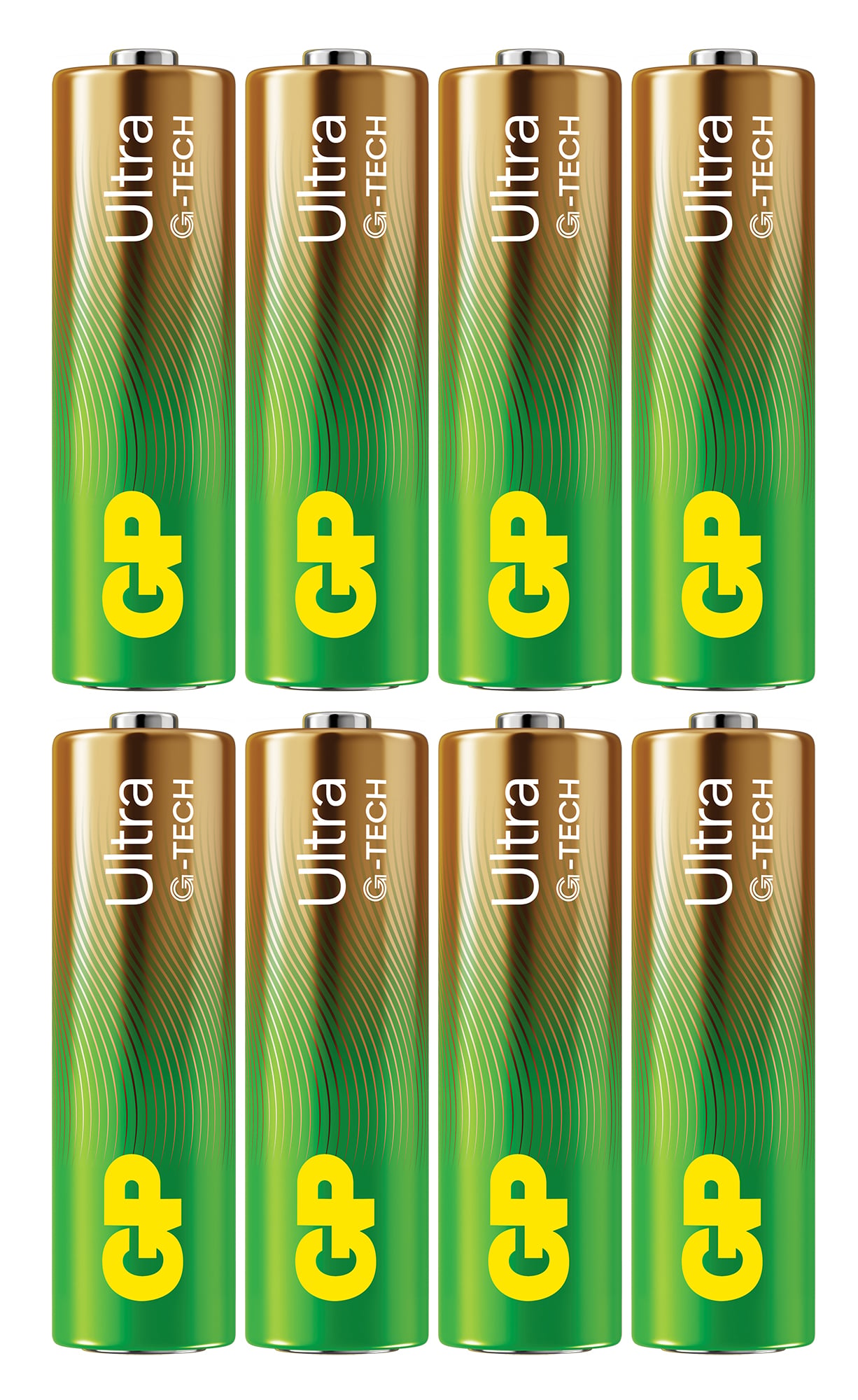 Confezione 8 Batterie GP Ultra Alcaline Stilo AA 15AU/LR6 - GP Batteries IC-GP151443