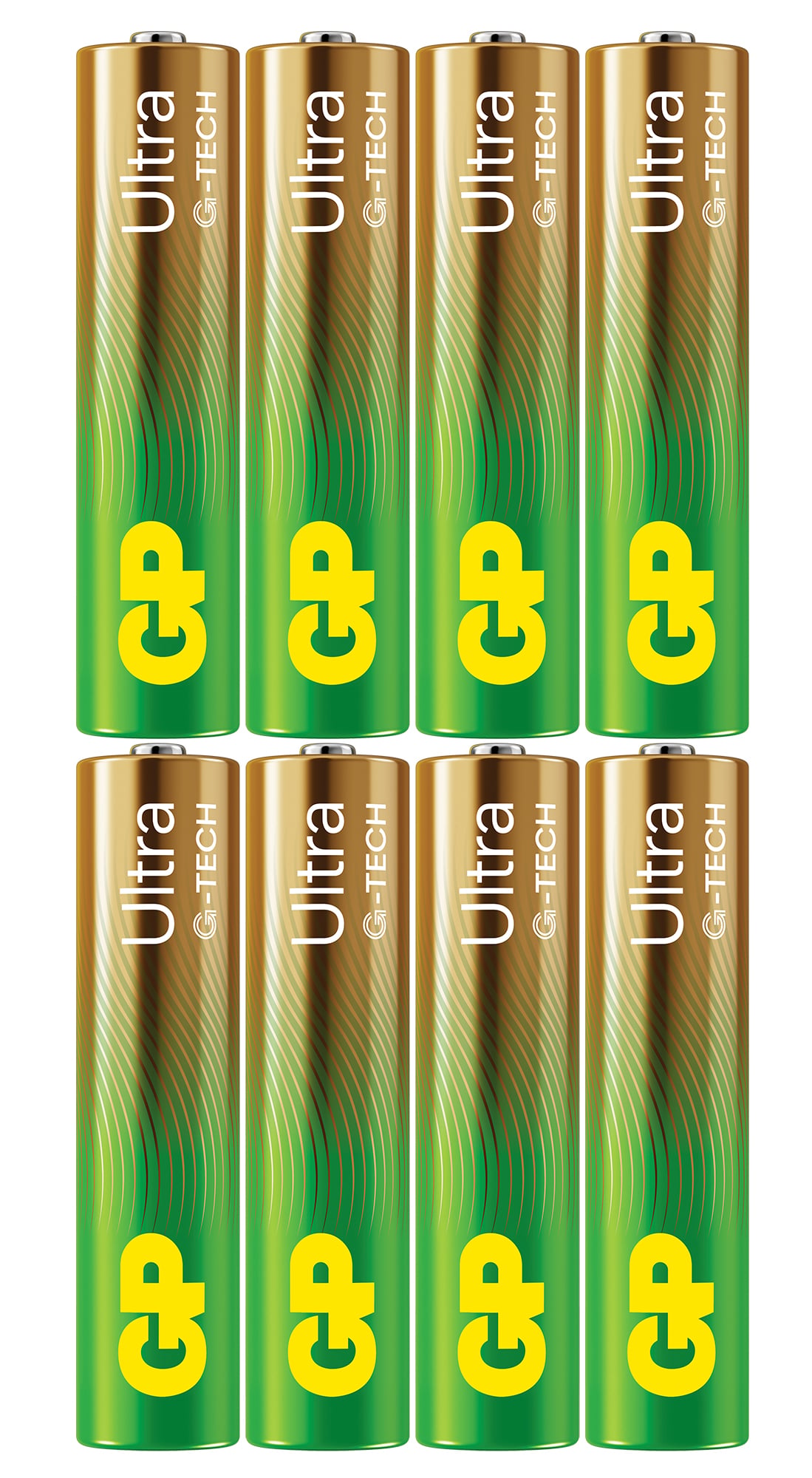 Confezione 8 Batterie GP Ultra Alcaline MiniStilo AAA 24AU/LR03 - GP Batteries IC-GP151444