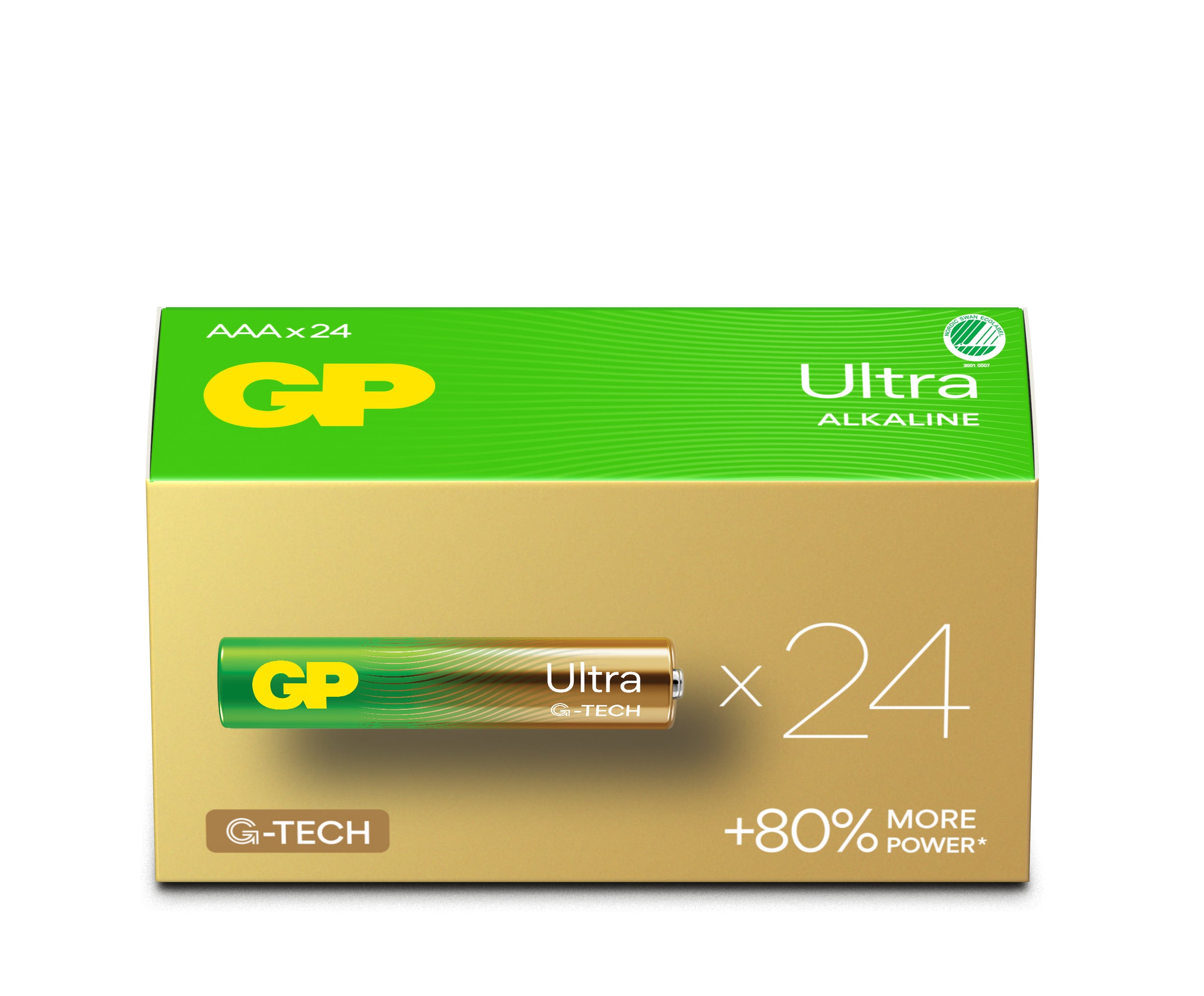 Confezione 24 Batterie GP Ultra Alcaline Ministilo AAA 24AU/LR03 - GP Batteries IC-GP151446