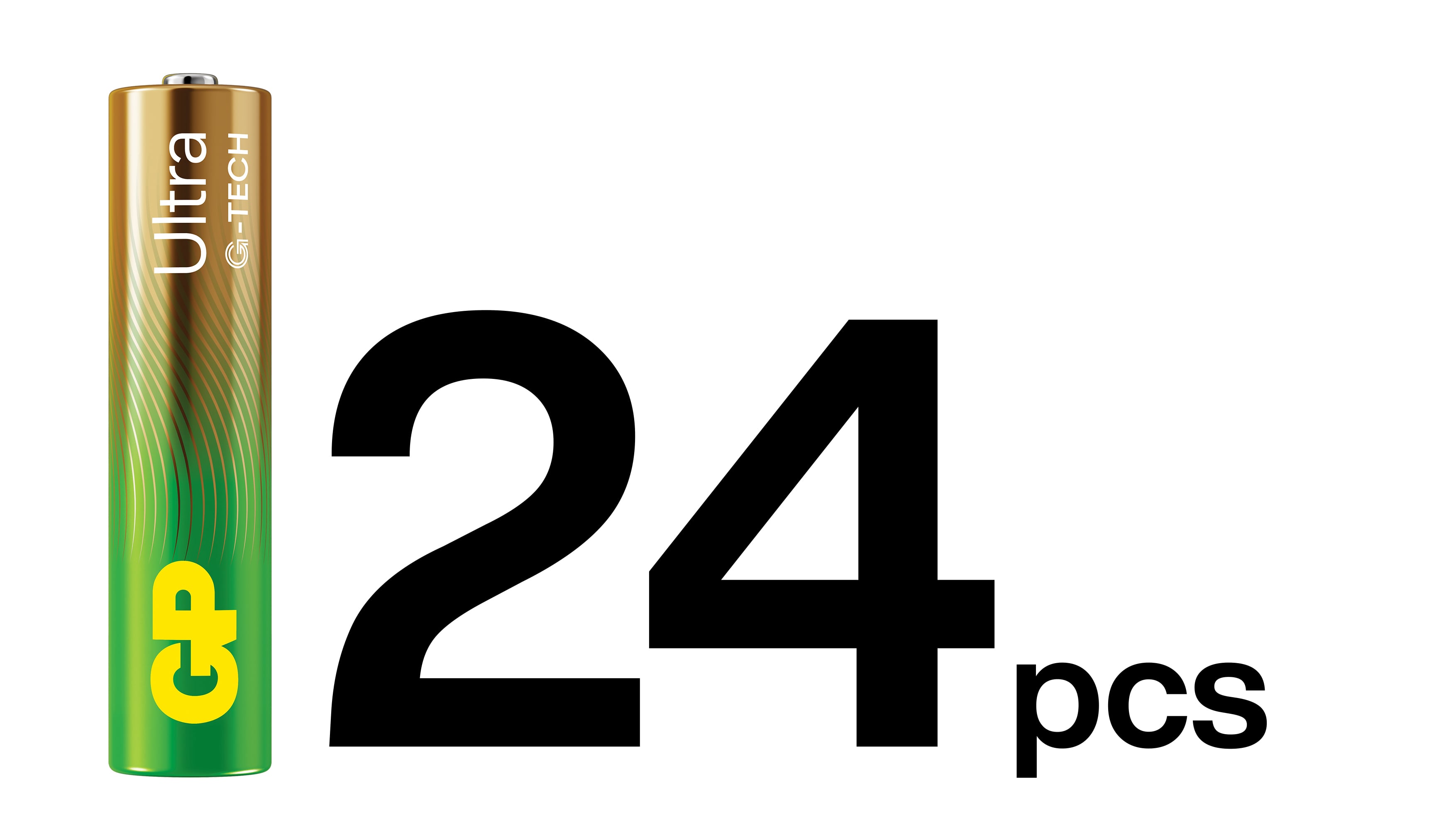 Confezione 24 Batterie GP Ultra Alcaline Ministilo AAA 24AU/LR03 - GP Batteries IC-GP151446
