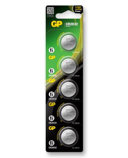 Blister 5 Batterie Litio a Bottone CR2032 - GP Batteries IC-GP2188