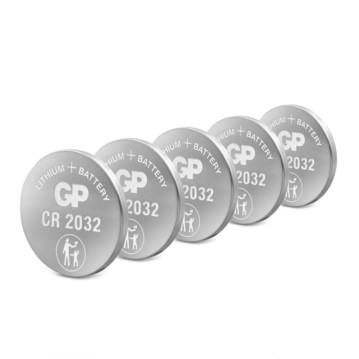 Blister 5 Batterie Litio a Bottone CR2032 - GP Batteries IC-GP2188