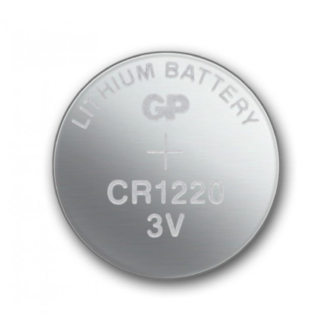 Blister 5 Batterie Litio a Bottone CR1220 - GP Batteries IC-GP2191