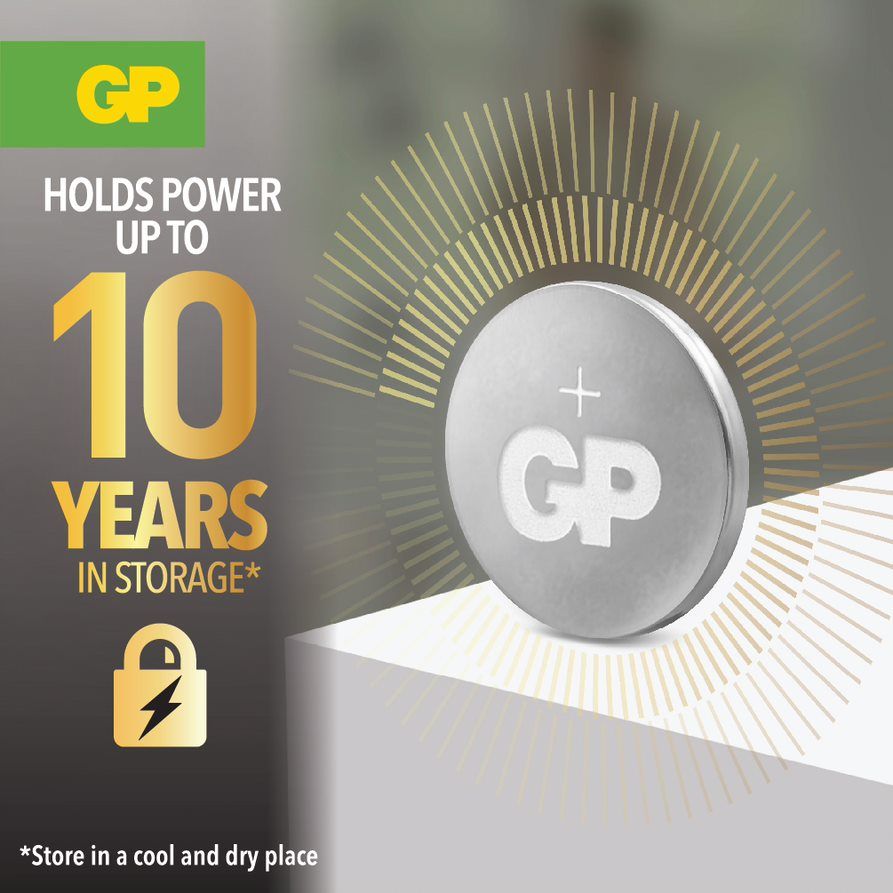 Blister 5 Batterie Litio a Bottone CR1220 - GP Batteries IC-GP2191