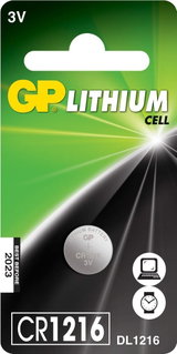 Blister 1 Batteria Litio a Bottone CR1216 - GP Batteries IC-GP2292