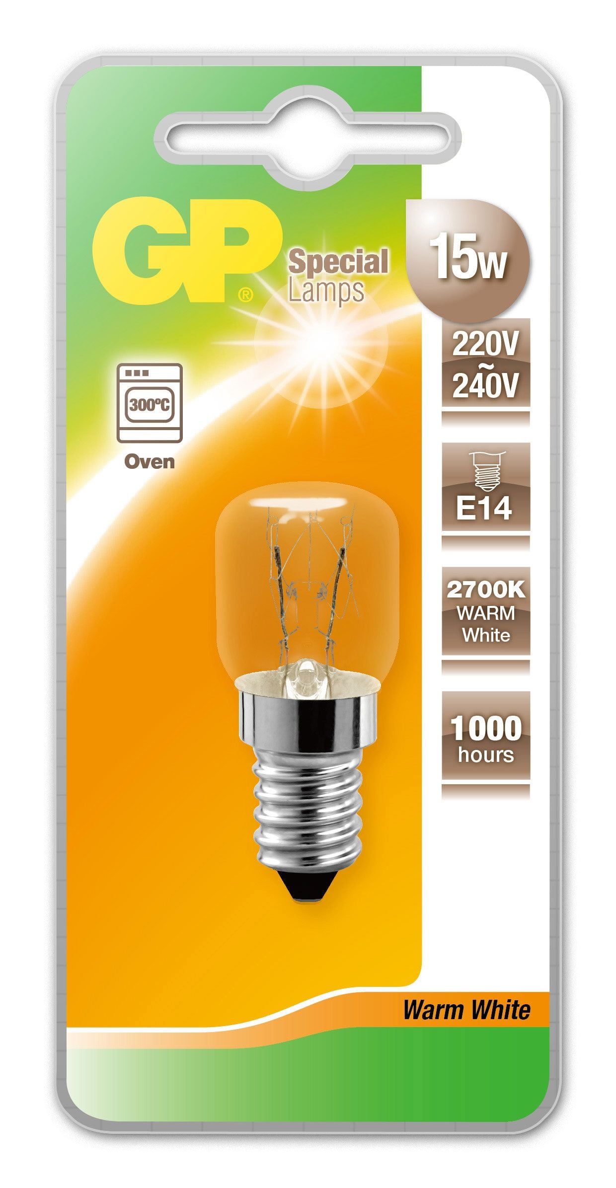 Bulb Oven AND 14 15 W 75 lm class A+ - GP Batteries IC-GP 473052