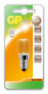 Oven Bulb E14 15W 75lm Class A+ - GP Batteries IC-GP473052