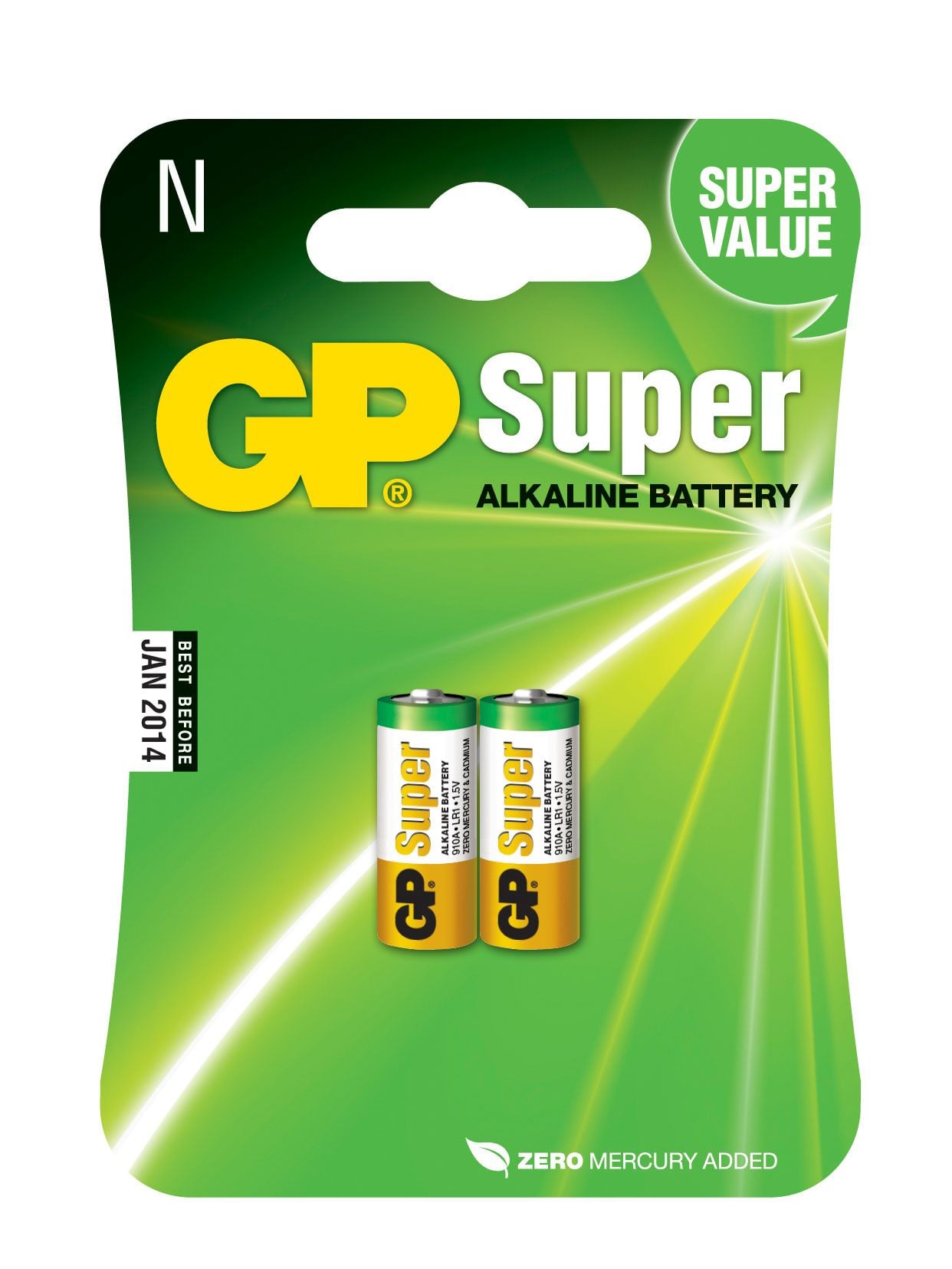 Blister 2 Batterie N/LR1/Lady GP Super - GP Batteries IC-GP5513