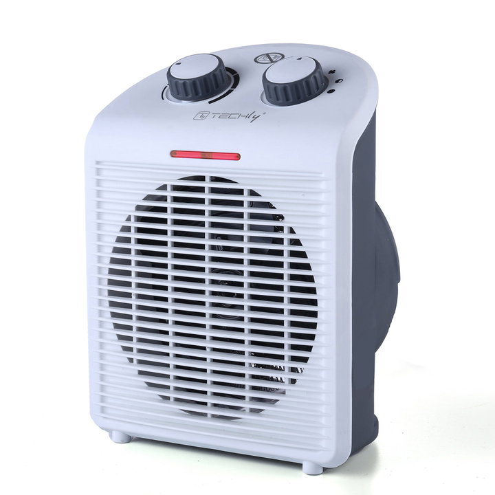Portable Fan Heater 2 Heating Settings with Ventilation IP21 2000W - Techly IC-HEAT001