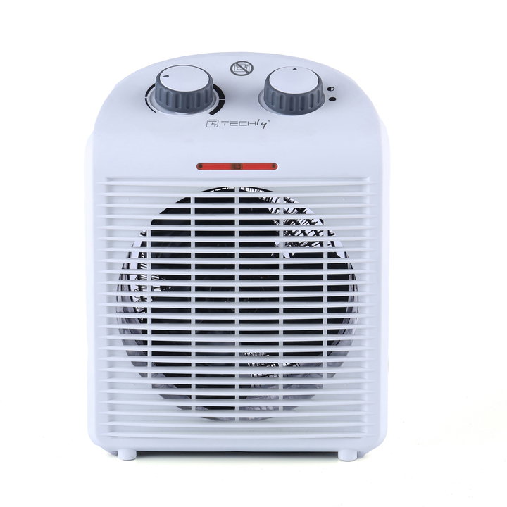 Portable Fan Heater 2 Heating Settings with Ventilation IP21 2000W - Techly IC-HEAT001