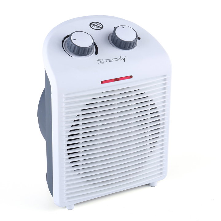 Portable Fan Heater 2 Heating Settings with Ventilation IP21 2000W - Techly IC-HEAT001