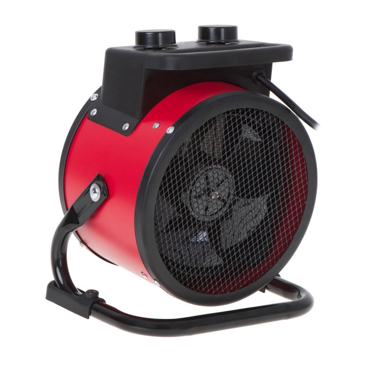 Industrial Ceramic Heater 2400W with Vertical Blowing Angle Adjustment - Techly IC-HEAT002