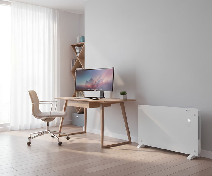 Floor or Wall Electric Convector Heater 2000W - Techly IC-HEAT004