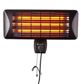 Wall Stove at the Quartz IP 24 2400 W - Techly IC-HEATOUT 001
