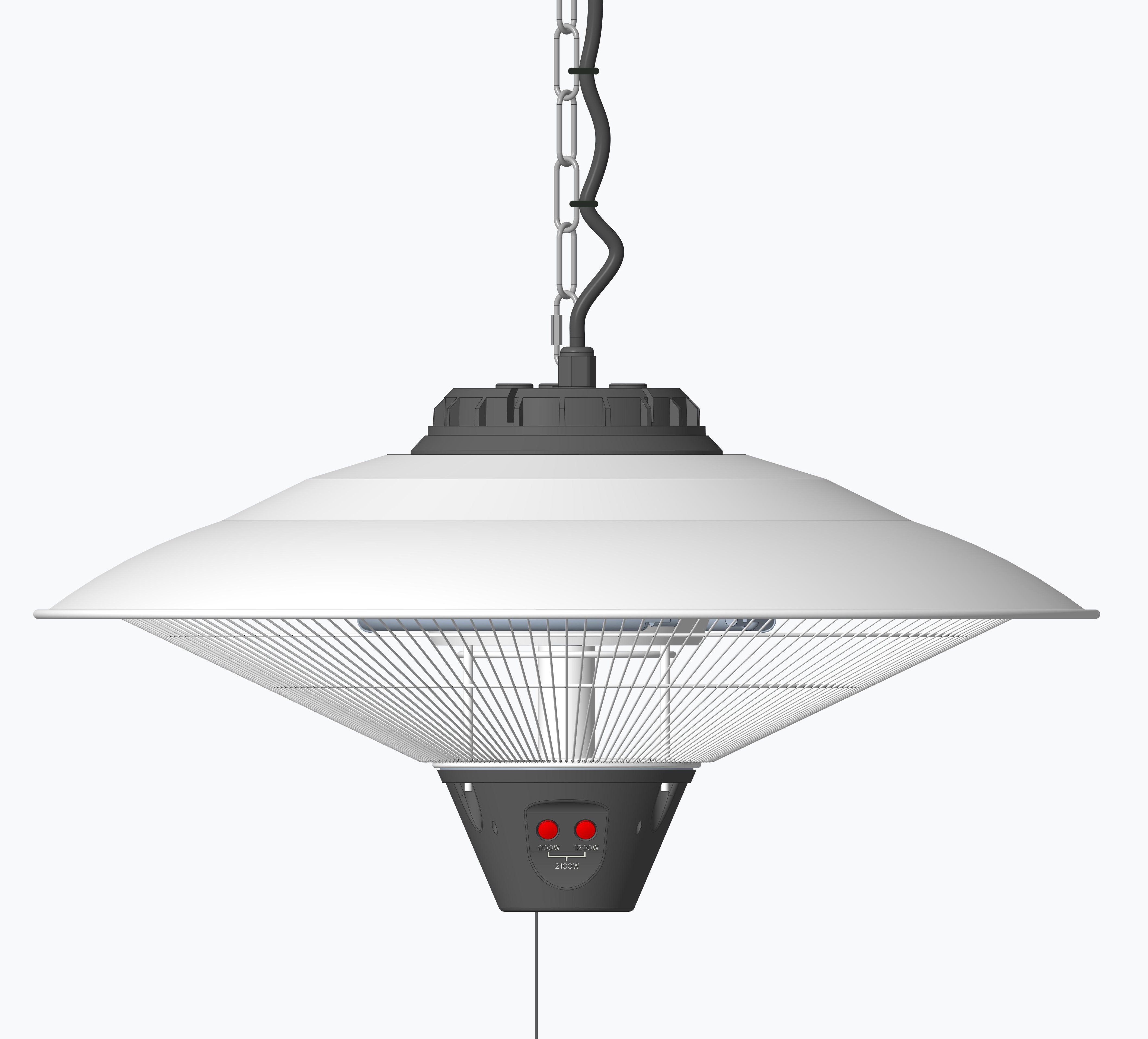 Radiant ceiling heater IP 34 2100 W - Techly IC-HEATOUT 002