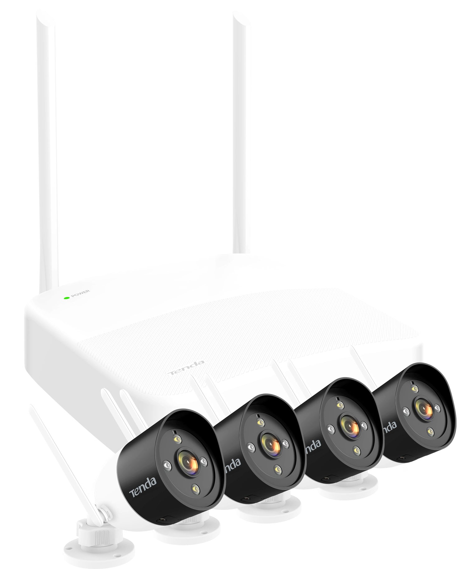 Security Kit HD Wireless Video to 4 Channels Cameras - IC-K 4 W- 3 TC