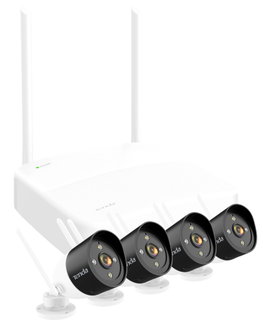 Wireless HD Video Security Kit 4 Channel Cameras - Tenda IC-K4W-3TC