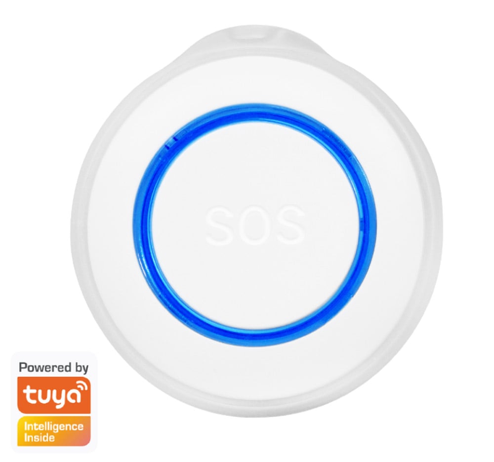 Pulsante Smart Wi-Fi di chiamata SOS Compatibile Tuya - Logilink IC-SH0116