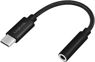 Cavo adattatore convertitore audio USB-C maschio a 3,5 mm femmina 13 cm - Logilink IC-UA0398
