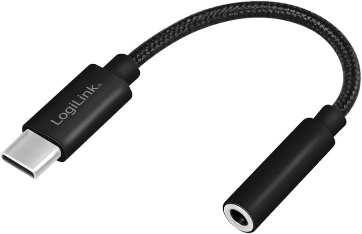 Cavo adattatore convertitore audio USB-C maschio a 3,5 mm femmina 13 cm - Logilink IC-UA0398
