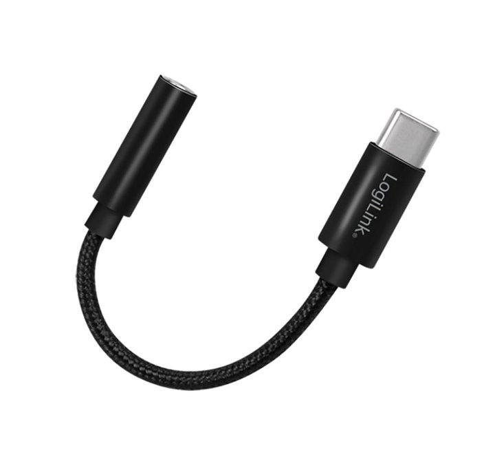 Cavo adattatore convertitore audio USB-C maschio a 3,5 mm femmina 13 cm - Logilink IC-UA0398