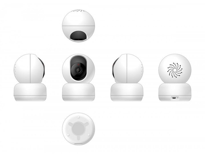 Telecamera WiFi Smart da interno PTZ HD 360° - Woox IC-WO4040