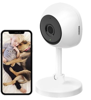 Smart Camera WiFi Full HD 2 MP Voice Control Alexa Google - Woox IC-WO4114
