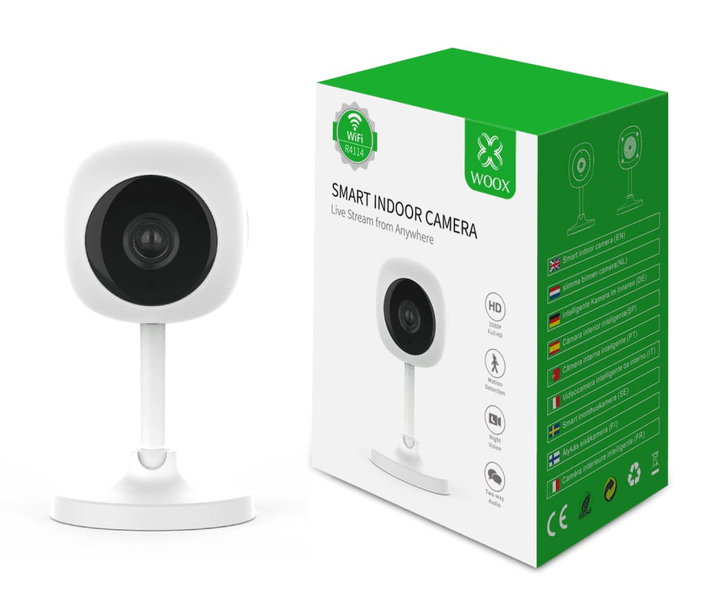 Smart Camera WiFi Full HD 2 MP Controllo Vocale Alexa Google - Woox IC-WO4114