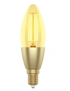 Smart Candle Bulb E14 Warm Amber 4,9W LED Filament Alexa Google Assistant - Woox IC-WO5141